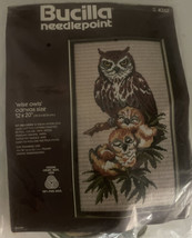 Bucilla Needlepoint kit owls  &quot;Wise Owls&quot;  #4262 - $35.63