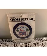 Brand New Counted Cross Stitch 3006 Welcome Home 5&quot; Framing Hoop Design ... - £9.58 GBP