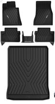 3W Fits 2017-2023 BMW 5 Series Black All Weather Floor Mats and Cargo Li... - $94.56 CAD