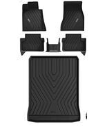 3W Fits 2017-2023 BMW 5 Series Black All Weather Floor Mats and Cargo Li... - €57,93 EUR