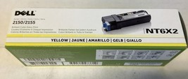 NEW Dell NT6X2 Standard Yield YELLOW Toner Cartridge 2150/2155 Series (8GK7X) - £31.69 GBP