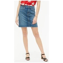 J Crew Blue Mini Denim Skirt Size 00 - £21.67 GBP