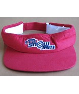 Molson Canadian Visor, Snow Jam Golf Hat, Red Adjustable, Summer Cap Embroidered - $10.93