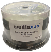 Grade A Blu-ray 4X BD-R 25GB Disc Shiny Silver - $25.90+