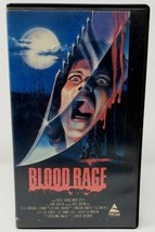 Blood Rage (1987, VHS) Horror Cut Box Slasher Prism Release HTF - £159.50 GBP