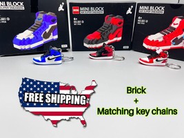 Shoe Mini Building Block Sport &amp; Sneakers Building Bricks With Matching ... - £20.57 GBP+