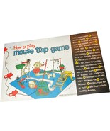 1963 Mouse Trap Board Game, AUTHENTIC ORIGINAL VINTAGE MANUAL - £15.81 GBP