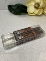 2x Maybelline New York Super Stay 24HR Color Lip Stain &amp; Balm 345 Espres... - $9.79