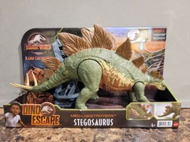 Mattel Jurassic World Dino Escape Mega Destroyers Stegosaurus figure New Sealed  - £34.64 GBP