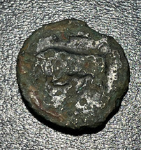 275-215 BC Greek Sicily Tyrant of Syracuse Hieron II AE 3.39g Bull Butting Coin - £19.46 GBP
