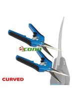 Lot 2  Curved Blade Trimming Scissors Hydroponics Leaf Bud Sharp harvest... - $12.19