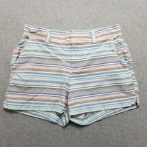 Gap Shorts Womens 0 Striped Chino Casual Lightweight - $16.86