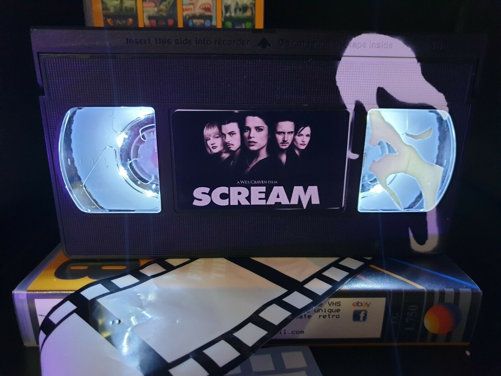 Retro VHS Night Light table lamp,Twin Peaks Art Work!Amazing Gift For Any Movie  Item image 6