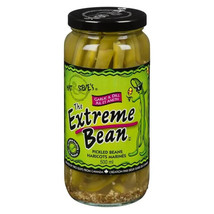 2 Jars of The Extreme Bean  Hot &amp; Spicy Pickled Beans 500ml Each - Gluten Free - £29.81 GBP