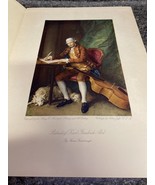 Portrait Of Carl Friedrich Abel writing with cello and dog. - £8.96 GBP