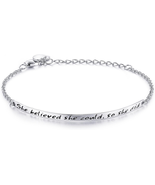 NINAMAID “She Believed She Could so She Did” Engraved 925 Sterling Silve... - £31.66 GBP