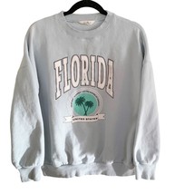 Glassons Light Blue Florida Logo Collegiate Inspired Destination Sweatsh... - £27.86 GBP