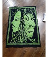 Bob Marley wall hanging flag by AnJaniya (green) New 30 x 40 - $17.65 CAD