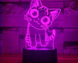 Night Light For Kids - 7 Color Changing Cat Table Lamp, Cute Cat Gifts F... - $18.99