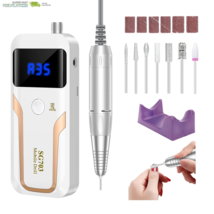 Portable Nail Drill Professional 35000 RPM, MOCOWIND Rechargeable Electr... - $72.85