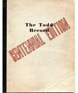 Todd School  of  Woodstock, IL  - The Todd Record 1948 Centennial Edition - $1,425.51 MXN