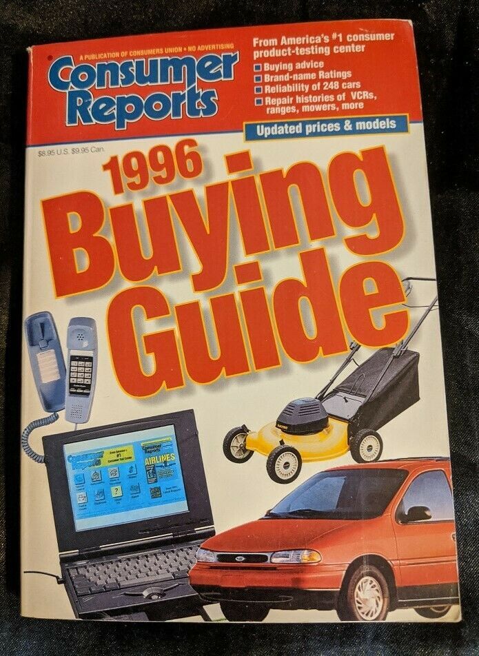 Consumer Reports 1996 Buying Guide by Consumer Reports - $10.88