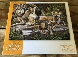 MEGA Freedom&#39;s First Family Wolf Pack Wolves 750 Piece Jigsaw Puzzle - £7.78 GBP