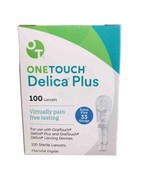 ONE TOUCH Delica Plus Lancets 100 Extra Fine 33 Gauge - $22.87 CAD
