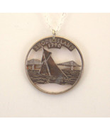 Rhode Island, Cut-Out Coin Jewelry, Necklace/Pendant - $30.39 CAD
