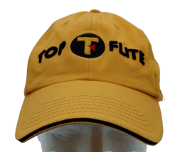 TOP FLITE TL Tour Hat Adjustable Size Yellow Professional Golf Clubs Balls - $9.78