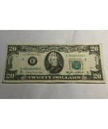 E 35034036 C 1985 Twenty Dollar Bill Federal Reserve Fancy Note  - £99.15 GBP