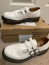 Dr. Martens SIZE 10 8065 MARY JANE SMOOTH White Leather Round Toe Oxford... - $97.76