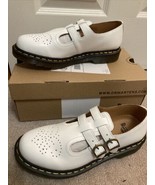 Dr. Martens SIZE 10 8065 MARY JANE SMOOTH White Leather Round Toe Oxford... - $97.76