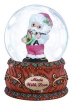 Precious Moments Annual Santa with Rocking Horse Waterball - $20.76