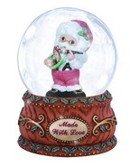 Precious Moments Annual Santa with Rocking Horse Waterball - $20.76