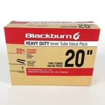 Blackburn Heavy Duty Bicycle 20&quot; Inner Tube with Tire Levers Schrader Valve - £13.85 GBP