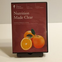 The Great Courses Nutrition Made Clear 6 set DVDs set - $15.00