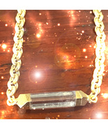 HAUNTED ANTIQUE CRYSTAL AMULET  AURIC BAR OF THE MASTERS HIGHEST LIGHT M... - $7,519.45 MXN