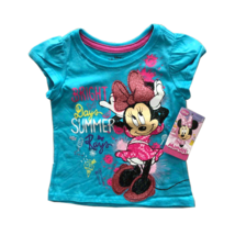 DISNEY MINNIE AND MICKEY KIDS TSHIRTS (4T, TURQUOISE) - £4.68 GBP