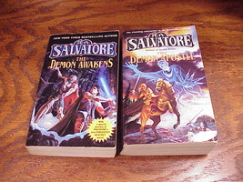 Lot of 2 Demon Wars Series Paperback Books by R. A. Salvatore, no. 1 and 3  - £4.65 GBP