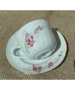 Old Porcelain IRIS CLUI Cluj Made in Romania handmade Tea Coffee CUP &amp; S... - £19.58 GBP