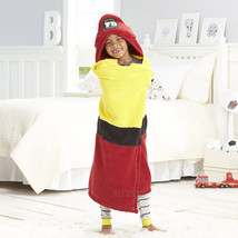 NWT Fireman Hooded Microplush Throw Warm Cozy Supersoft 50&quot;x32&quot; Kids Blanket - £32.07 GBP