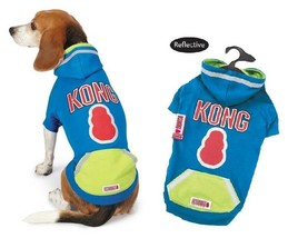Dog Jacket Classic Reflective Safety Pullover Blue Green Pet Hoodie xxSmall Size - £13.36 GBP