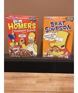 NEW Vintage Kellogg's The Simpsons Bart Peanut Butter Homer Cereal Box 2... - $50.00