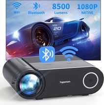 Toperson Native 1080P Home Projector With 5G Wifi Bluetooth, 8500Lm, Tv ... - $258.99