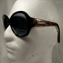 Juicy Couture Leopard All Eyes on Juicy 52-18 135 Eyeglasses Frames Black Gold - $41.49