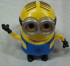 Despicable Me Minion Movie Animated Talking Dave Minion 8&quot; Plastic Toy - £19.77 GBP