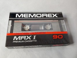 Memorex MRX I 90 Cassette Tape NEW FACTORY SEALED NOS - $10.84