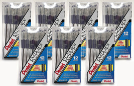 84x NEW Pentel RSVP 1.0mm Ballpoint Pens BLACK Ink Medium Point BK91 grip bulk - £30.21 GBP