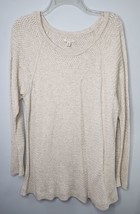 Women&#39;s Sonoma Lifestyle Woman 1X Tunic Sweater Beige Lightweight Relax Fit  - £10.35 GBP
